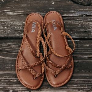 Mia Braided Leather Sandal